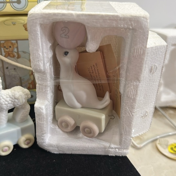 VTG 1985 Enesco Precious Moments Birthday Series Train Set 6 Piece set - Picture 5 of 5